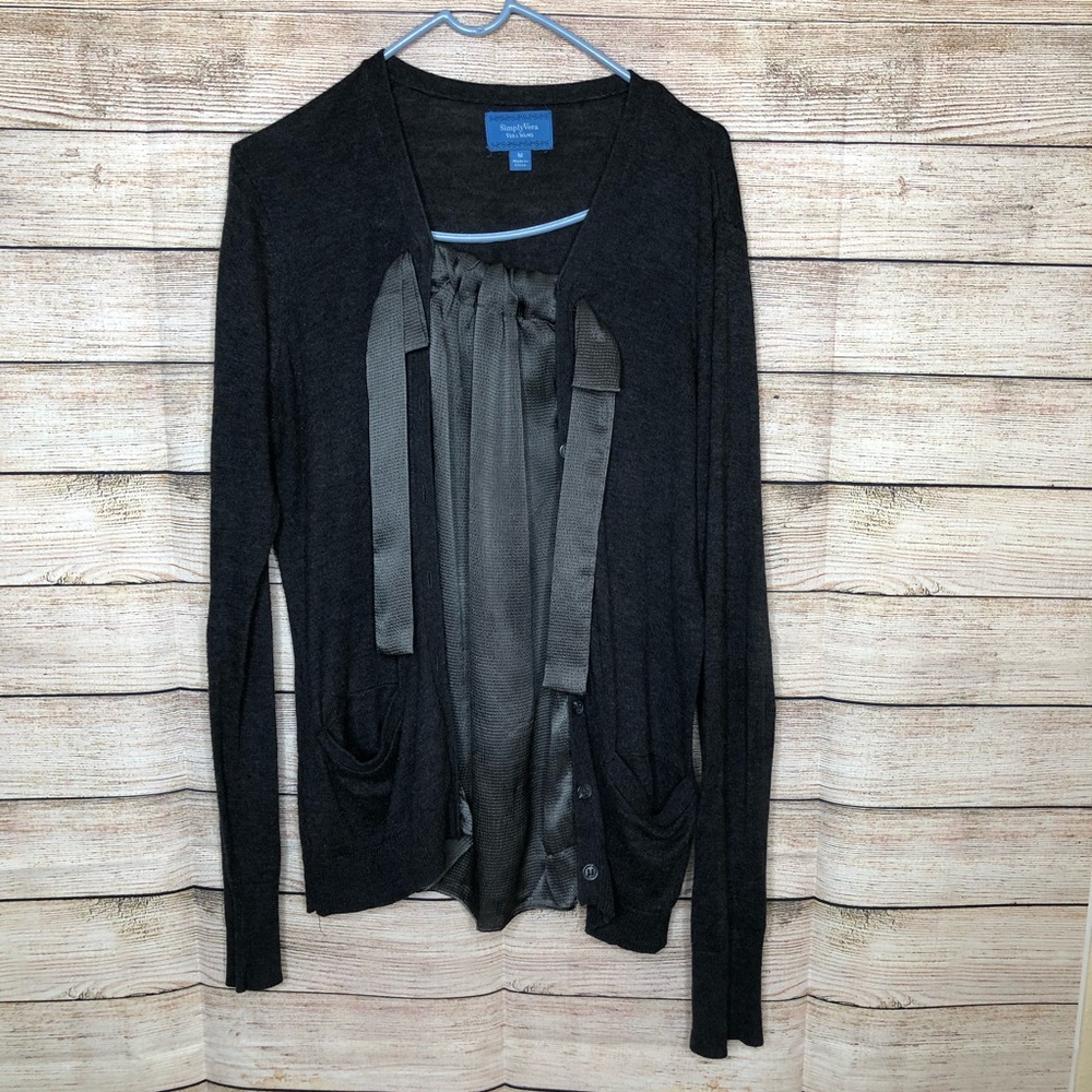 Simply‎ Vera Wang Sweater Cardigan